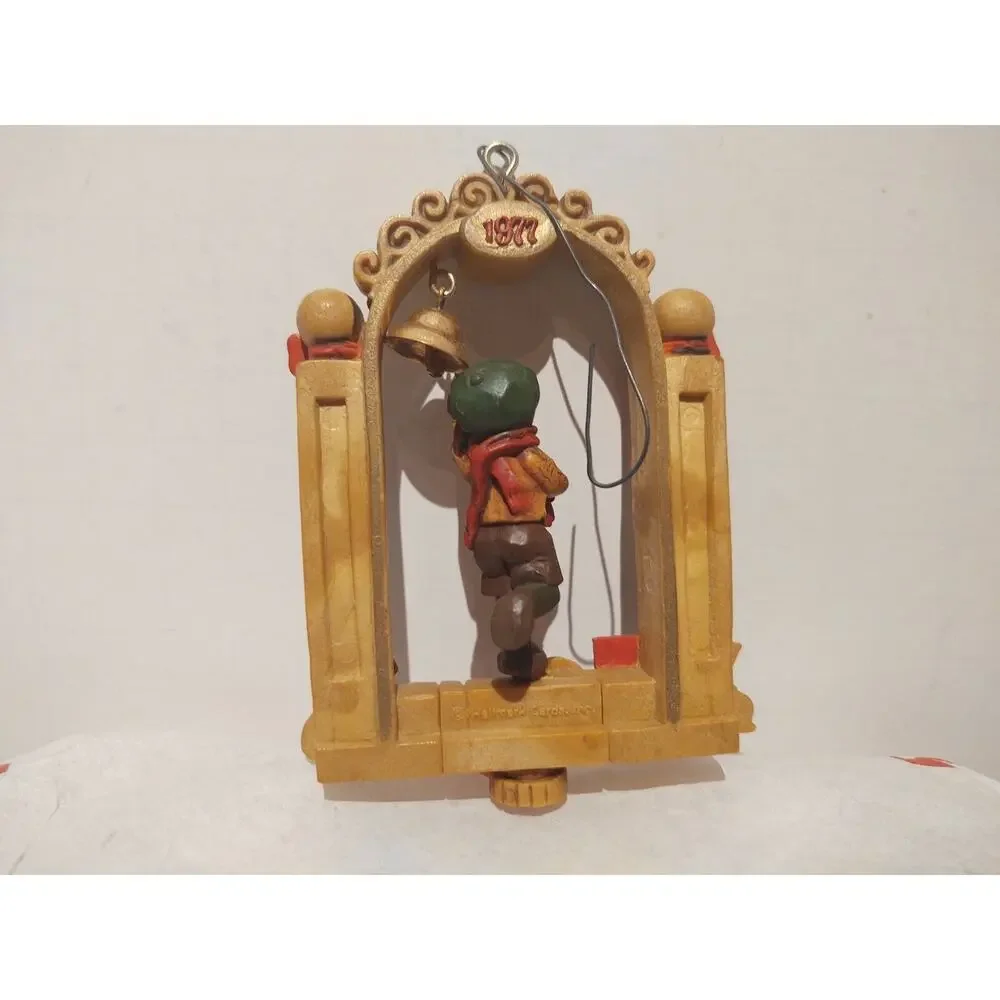 Hallmark Ornament 1977 - Boy Ringing Bell on Christmas